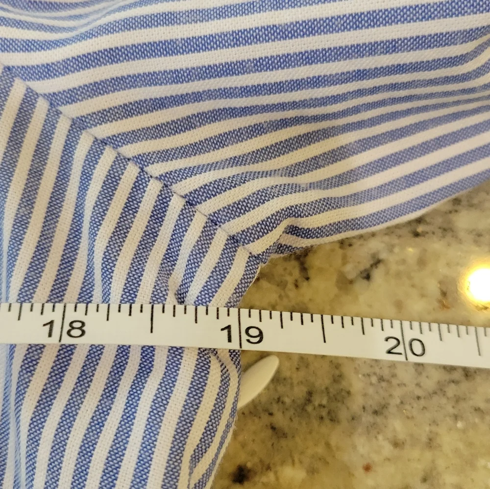 Sail to Sable Seersucker Tunic Top, M - Picture 10 of 12